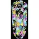 Penny Board Sticker Fish Classic 22” - Flowers - Black Hawaii