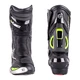 Leather Motorcycle Boots W-TEC Hernot W-3015 - Black-Fluorescent Yellow
