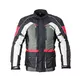 W-TEC Wigstein NF-2209 Herren Motorradjacke - schwarz-khaki-rot