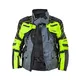 Moto jakna W-TEC Astair - črno-siva-zelena