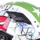 Children's Integral Helmet W-TEC FS-815G Tagger Green - White-Green with Graphics