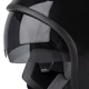 Helma na skútr W-TEC FS-710S Revolt Black - Černá s hvězdou