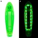Svietiaca doska pre pennyboard WORKER Mirrama LED 22.5*6" - zelená - zelená