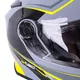 Preklopna moto čelada W-TEC V271 - črna-rumena
