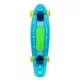 Svetleči penny board WORKER Ravery 22" z bluetooth zvočnikom - transparentní růžová/žlutá