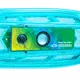 Light-Up Penny Board WORKER Ravery 22" with Bluetooth Speaker - Transparent Blue/Green