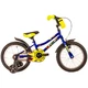 Detský bicykel DHS Speedy 1601 16" 7.0 - Green / Yellow - blue