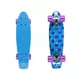 Penny board Fish Print DOTS 22" - silver-transparent-blue