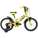 Gyerek kerékpár DHS Speedy 1603 16" - kék - Zöld / Sárga