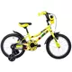 Detský bicykel DHS Speedy 1603 16" 7.0 - blue - Green / Yellow