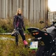 Women’s Leather Moto Gloves W-TEC Malvenda - L