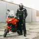 Moto rukavice W-TEC Radoon - čierna