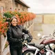 Damskie jeansy motocyklowe W-TEC C-2011 czarne - Czarny