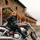 Damskie jeansy motocyklowe W-TEC C-2011 czarne - Czarny