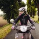 Moto čelada W-TEC V105 - črna-zelena