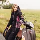 Damskie spodnie motocyklowe softshell W-TEC Tabmara