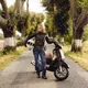 Women’s Moto Jeans W-TEC B-2012 - Blue