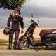 Moto čelada W-TEC V105 - črna-zelena