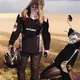 Moto čelada W-TEC V105 - črna-zelena