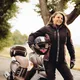 Moto čelada W-TEC V105 - črna-zelena