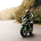 Męska skórzana kurtka motocyklowa W-TEC Velocity - OUTLET - Czarny-fluo