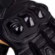 W-TEC Flanker B-6035 Leder-Motorradhandschuhe - schwarz