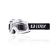 Motocross Goggles iMX Racing Mud - Orange Matte - White