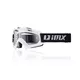 Motocross Goggles iMX Racing Mud - Orange Matte - White