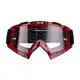 Motokrosové okuliare iMX Mud Graphic - red-black