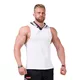 Nebbia No Excuses 173 Herren Tanktop mit Kapuze - Weiss