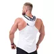 Nebbia No Excuses 173 Herren Tanktop mit Kapuze - Weiss