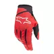 Motorcycle Gloves Alpinestars Radar Red/Black 2022 - Red/Black