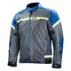 Pánska moto bunda LS2 Riva Blue Dark Grey H-V Yellow - modrá/tmavo šedá/žltá