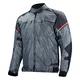 Pánska moto bunda LS2 Riva Black Dark Grey Red - čierna/tmavo šedá/červená