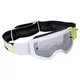 Children’s Mirrored Motocross Goggles FOX Yth Main Skew Spk OS Fluo Yellow MX22