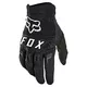 Motokrosové rukavice FOX Dirtpaw Black/White MX22 - čierna/biela