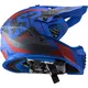 Moto prilba LS2 MX437 Fast Evo Alpha - Matt Blue