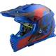 Moto přilba LS2 MX437 Fast Evo Alpha - Matt Blue