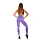 Boco Wear Violet Melange Push Up Damen Leggings