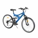Vollabgefedertes Junior-Fahrrad Kreativ 2441 24" - Modell 2016 - Blau