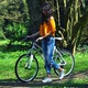 Dámsky crossový bicykel DHS Contura 2666 26" - model 2016 - White-Orange, 19,5"