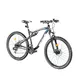Celoodpružené kolo DHS Terrana 2745 27,5" - model 2017 - Black-White-Blue - Black-White-Blue