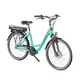 Devron 26120 26" - Stadt-Elektrofahrrad Modell 2018 - Black Matt - Light Blue