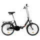 Skladací bicykel DHS Folder 2092 20" 4.0 - Black