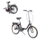 Skladací bicykel DHS Folder 2092 20" 4.0 - Black - Black