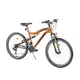 Juniorský celoodpružený bicykel DHS 2445 24" - model 2019 - Black - Orange