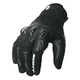 Motocross Gloves Scott Assault - Black-Red - Black