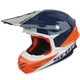 Motocrosshelm Scott 350 Pro Trophy - blau-orange - blau-orange