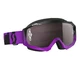 Moto Goggles Scott Hustle MXVI - Angled Blue-Pink-Electric Blue Chrome - Oxide Purple-Black-Silver Chrome