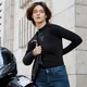 Dámské moto thermo triko/body Rebelhorn Freeze II Lady BD - černá